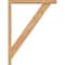 Ekena Millwork Traditional Block Smooth Bracket w/ Offset Brace, Western Red Cedar, 3 1/2"W x 24"D x 32"H BKT0402X24X32TRA05SWR - alternate 4